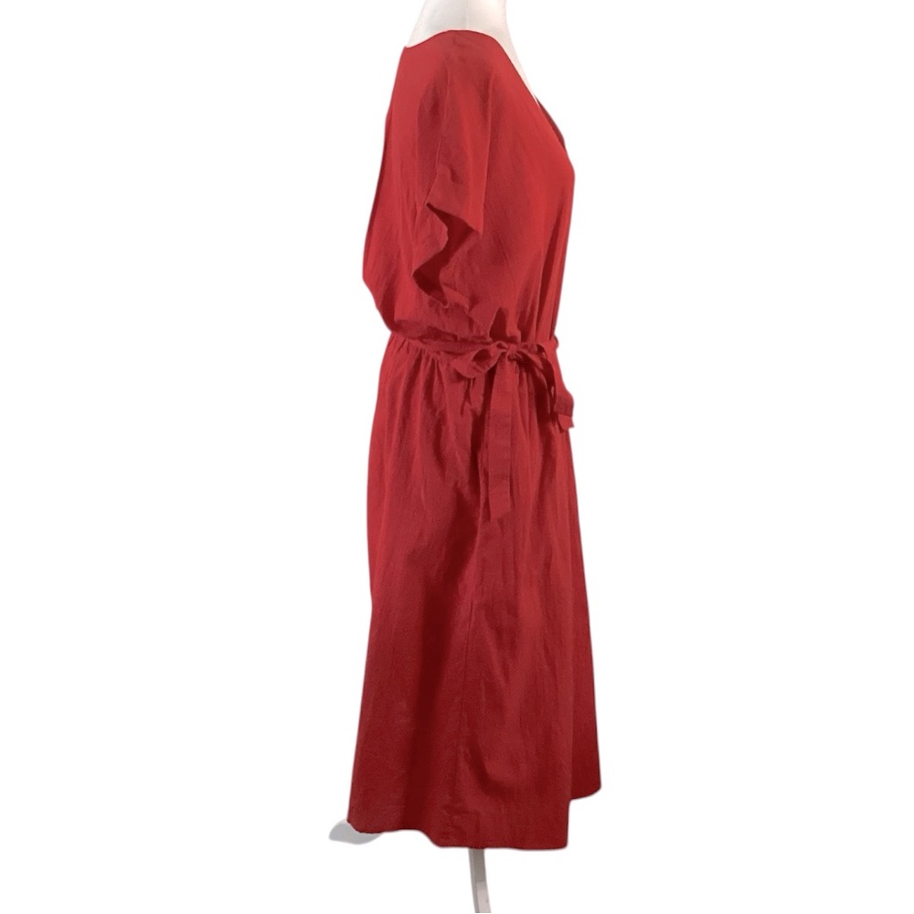 Universal Thread Ripe Red Belted Wrap Dress XL NWT - Picture 5 of 10